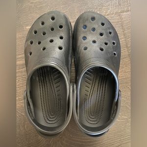 Adult black crocs 8